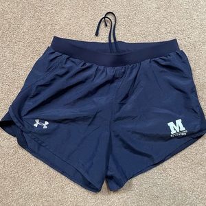 Under Armour loose fit running shorts Middlebury College Swimming & Diving